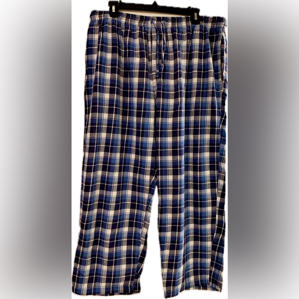 Nautica Blue Plaid Pajama Pants Size XL